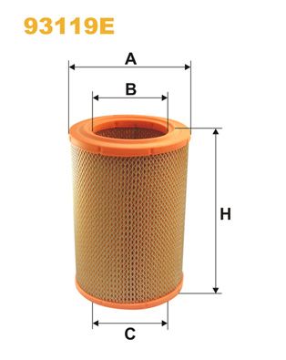 WIX FILTERS Воздушный фильтр 93119E